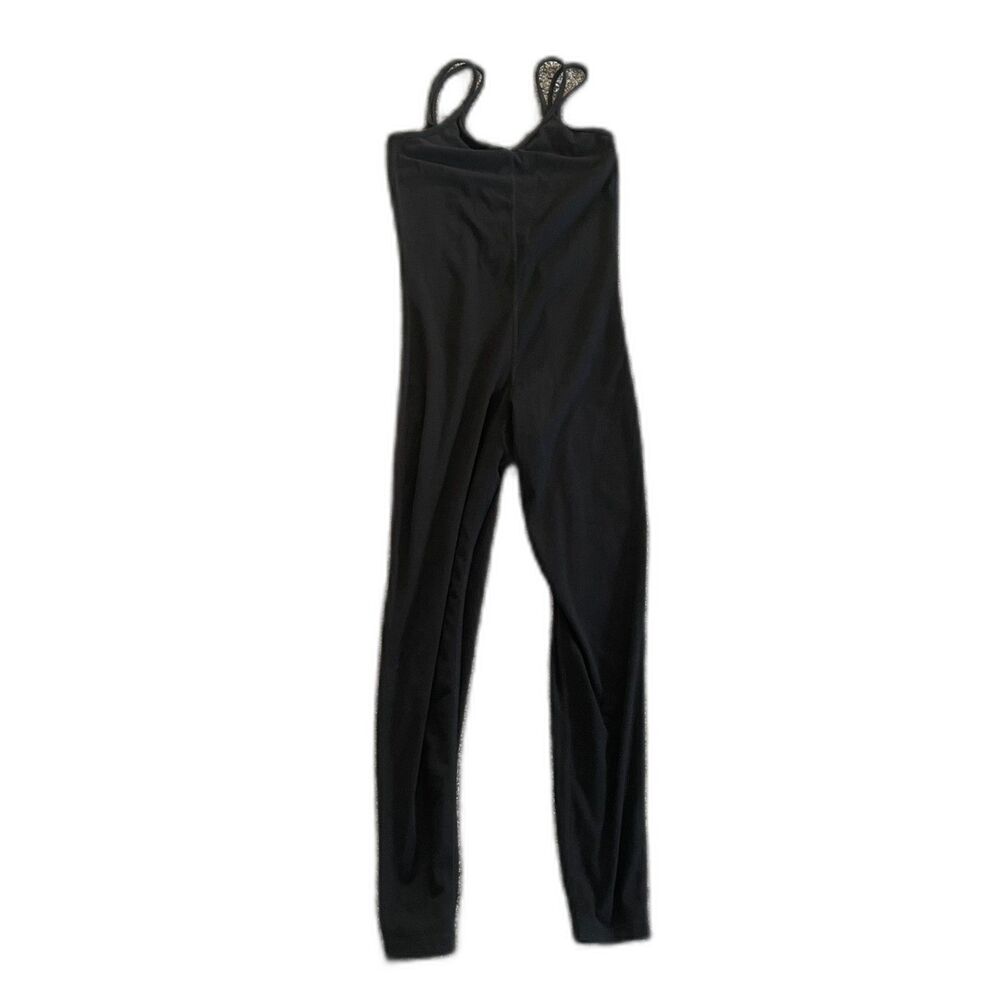 Everyday Yoga black full-length form-fitting activewear bodysuit L